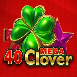 Logo of 40 Mega Clover from Amusnet Interactive at MrPacho Casino