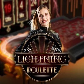 Lightning Roulette game by Evolution – logo hosted on MrPacho Casino