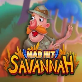 Mad Hit Savannah slot logo by RubyPlay at MrPacho CasinoMad Hit Savannah